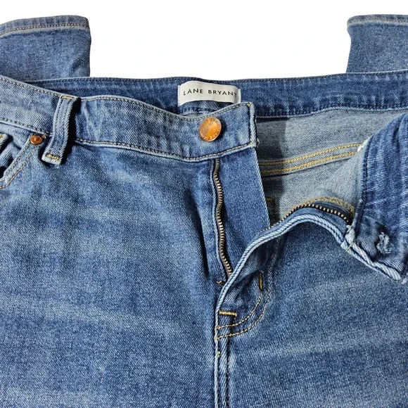 Lane Bryant Signature Fit Flex Magic‎ Waistband Mid Rise Boyfriend Jeans 18 - Picture 3 of 13
